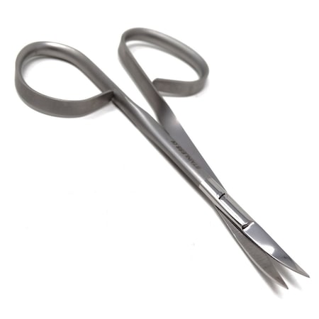 A2Z Scilab Ribbon Type Handle Iris Micro Sharp Fine Point Scissors 4" Curved A2Z-ZR667